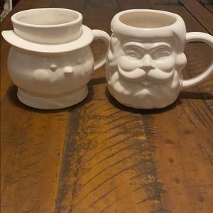 Santa & Frosty Coffee Mug Duo